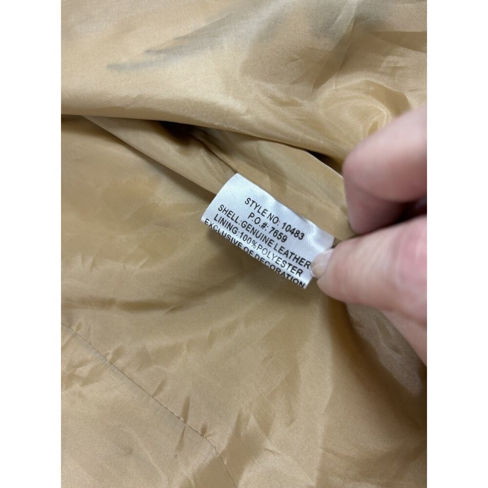 Bagatelle Suede Jacket Tan 14 Embroidered Boho Lined - Picture 12 of 16